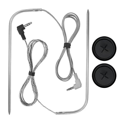 Replacement Meat Probes for Traeger Wood Pellet Grill, 2 Pack High-Temperature BBQ Waterproof Digital Thermostat Probe