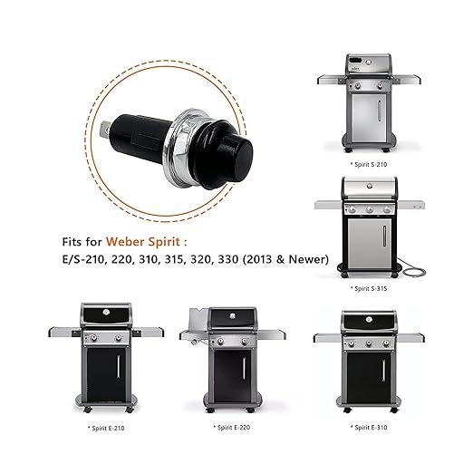 2Pcs Light Igniter Switch 70189 Replacement for Weber Spirit Series Grills