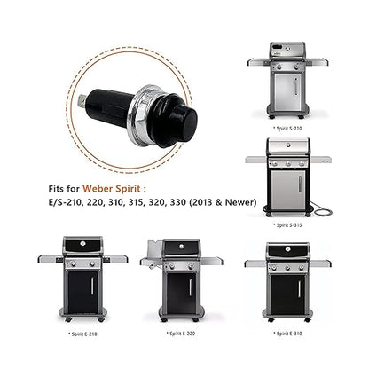 2Pcs Light Igniter Switch 70189 Replacement for Weber Spirit Series Grills