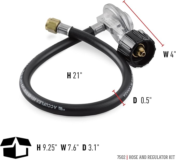 Weber Hose and Regulator Kit (24-Inch), Assorted (Pack of 4)