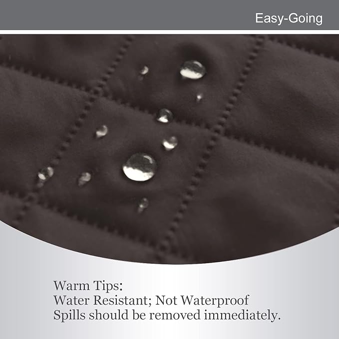 Easy-Going Oversized Chair Sofa Slipcover Reversible Sofa Cover Water Resistant Couch Cover Furniture Protector Cover with Elastic Straps for Pets Dog (Oversized Chair, Chocolate/Chocolate) | Machine Washable Slipcover For Dogs, Water Resistant Furnitu...