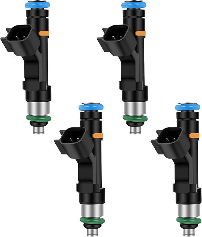 SCITOO 4Pcs 4 Holes Fuel Injectors fit for Ford for C-Max 2.0L 2013 2014 2015 2016, for Ford for Focus 2.0L 2008 2009 2010 2011, for Lincoln for MKZ 2013 2014 2015 2016, FJ993 0280158179