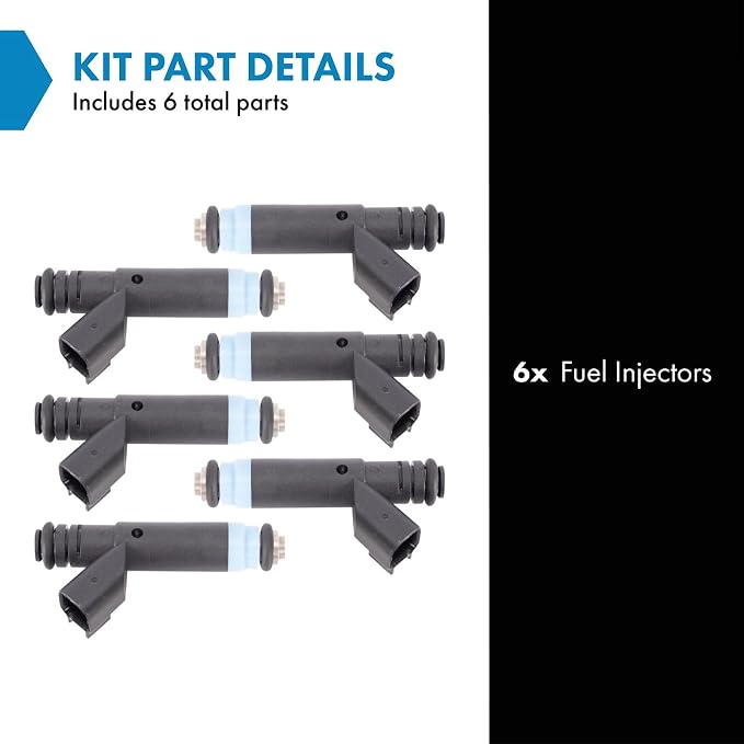 TRQ Fuel Injector Set | For 2005-2007 Chrysler Pacifica 2001-2007 Town Country Dodge Grand Caravan