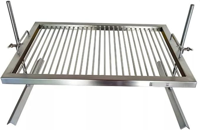 Premium Argentine Grill - Stainless Steel Argentina Grill - BBQ Parrilla Asado - Height Adjustable Grill - Sor Pampa Grill (24 x 16 in)