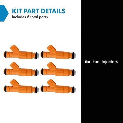 TRQ Fuel Injector Set | For 1997 Ford Aerostar 1997-1998 Explorer Ranger Mazda B4000