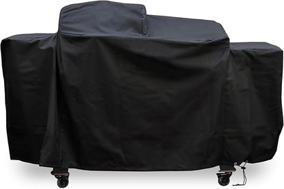 ZJYWSCH Grill Cover for Pit Boss Charleston 1020 DX Pellet Grill Gas Griddle Combo PB1020NX Heavy Duty 600D PitBoss Charleston Onyx 1020 Competition Combo Grill Cover Waterproof