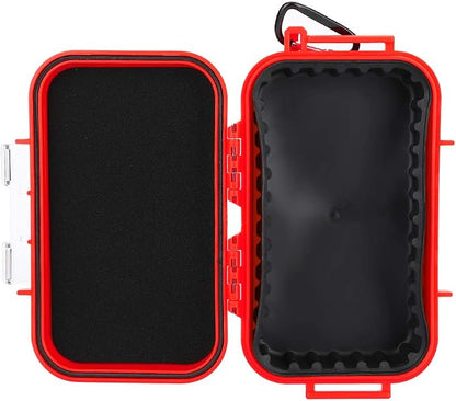Waterproof Storage Box, Durable Shockproof Airtight Waterproof Case with Removable Rubber Pads for Outdoor Camping Boating Survival Gear