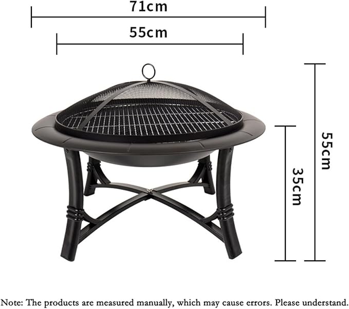 Grill Outdoor Camping Courtyard Barbecue Table Outdoor Charcoal Stove Indoor Basin Grill Tea Heating BBQ Grill