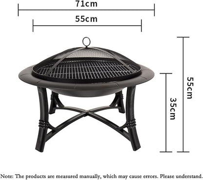 Grill Outdoor Camping Courtyard Barbecue Table Outdoor Charcoal Stove Indoor Basin Grill Tea Heating BBQ Grill