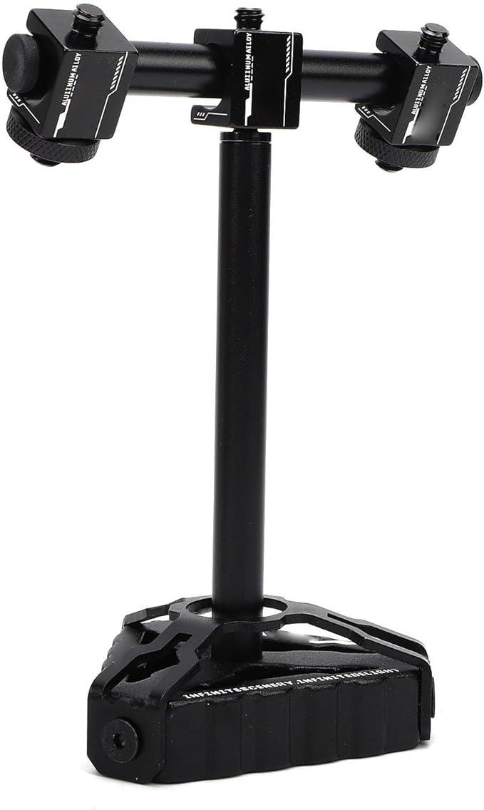 RiToEasysports Camping Light Stand Aluminum Alloy Portable Camping Lamp Holder Triangular Base Stable Setup for Tent Backyard BBQ Picnic Hiking