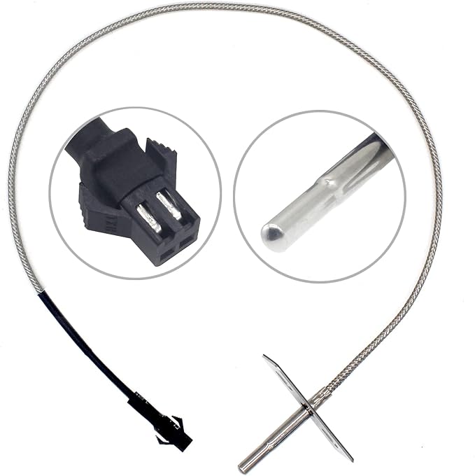 Replacement for Pit boss RTD Temperature Probe Sensor, Compatible with Pit Boss 3/4/5/7 Series Vertical Smoker Wood Pellet Grills BBQ, # PB-39P350
