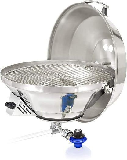 Magma Products, Marine Kettle 3, Combination Stove & Gas Grill, Propane Portable Oven