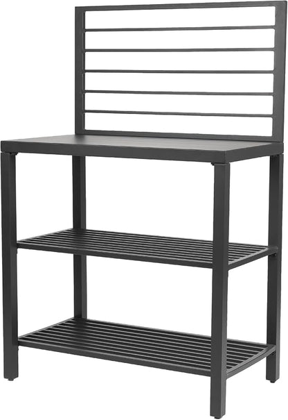 RTS Home Accents Outdoor Kitchen with Shelves