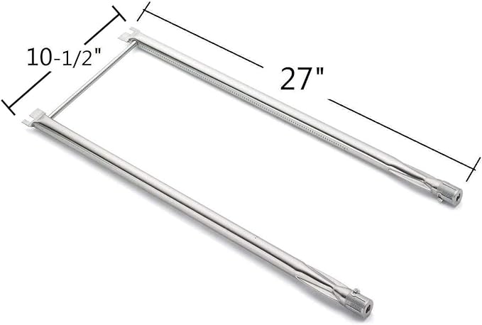 Hongso Replacement for Weber Spirit E210, Spirit 200 Series E&S 200 210, Genesis Silver A, Spirit 500 Models (with Side Controls), 65904 Grill Grates 7523, Flavorizer Bars 7534 7535, Burner Tube 7507