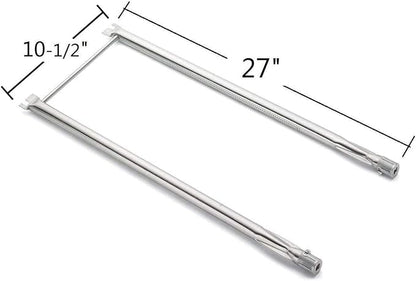 Hongso Replacement for Weber Spirit E210, Spirit 200 Series E&S 200 210, Genesis Silver A, Spirit 500 Models (with Side Controls), 65904 Grill Grates 7523, Flavorizer Bars 7534 7535, Burner Tube 7507
