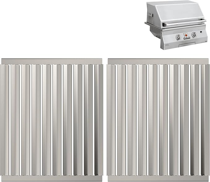 Grill Grates for Solaire AGBQ 27G Grills Stainless Steel Grill Replacement Parts for IRBQ 27G Grills Replacement Grates for SOL-2713R, 11.1 x 13.8 Inch