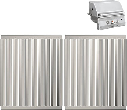 Grill Grates for Solaire AGBQ 27G Grills Stainless Steel Grill Replacement Parts for IRBQ 27G Grills Replacement Grates for SOL-2713R, 11.1 x 13.8 Inch