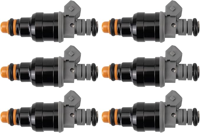 TRQ Fuel Injector Set | For 1997-2000 Ford E-150 Econoline 1997-1998 E-150 Econoline Club Wagon E-250 F-150 1996-1998 Windstar