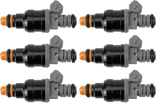 TRQ Fuel Injector Set | For 1997-2000 Ford E-150 Econoline 1997-1998 E-150 Econoline Club Wagon E-250 F-150 1996-1998 Windstar