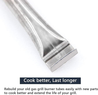 15" Burners for Grill Master 720-0737, Kenmore 146.16132110 | 146.16133110, Uberhaus 780-0007A, Stainless Steel, 15" x 1", 3-Pack