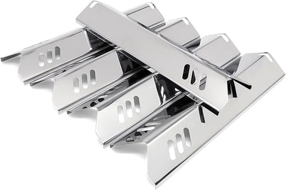 Criditpid Heat Plates Shield Tents for Dyna-glo DGF510SBP, DGF510SSP, DGF493BNP, Backyard Grill BY13-101-001-13, BY14-101-001-02, BY13-101-001-12, 15 Inch Burner Cover for Dyna glo Grill Parts, 5-Pack