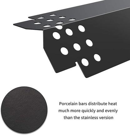 SHINESTAR Grill Heat Plates Replacement Parts for Nexgrill 720-0830H, 5 Burner 720-0888, 720-0888N, 720-0882A, 720-0882S, 6 Burner 720-0896B, 720-0898 Gas Grill, 14.6 Inch