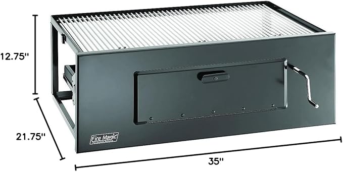 Firemagic Grills Legacy 3334 Lift-A-Fire Charcoal Grill Slide-in