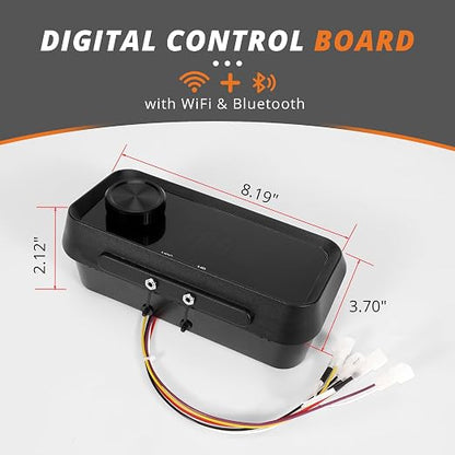 80146 Digital PID Control Board Fit for Pit Boss Pro Series II 850 Wood Pellet Grill, WiFi & Bluetooth Touch Screen Replacement Part Compatible with PB850PS2, Dual Meat Probe Ports