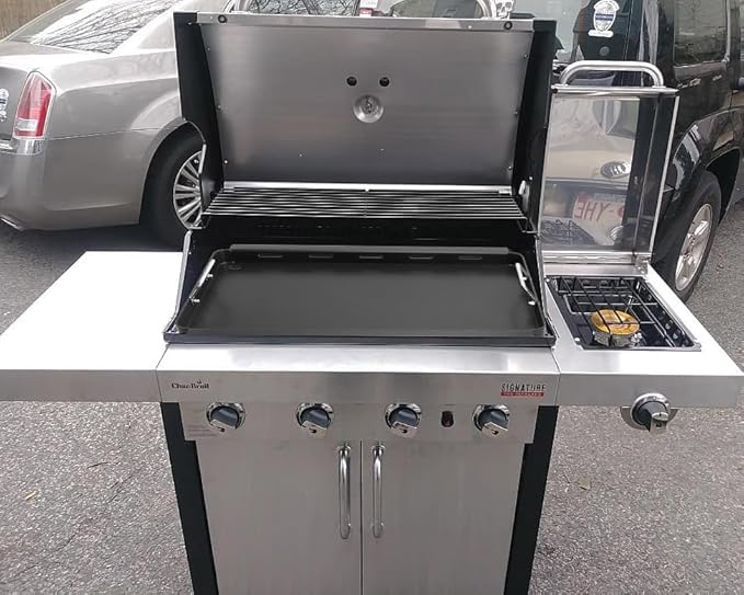 Full-Size Griddle Inserts for Charbroil Commercial Infrared 4 Burner 463242715 463242716 463276016 466242715 466242716 463257520 463255020, Flat Top Griddle Replacement for G533-0009-W1 G533-2200-W1