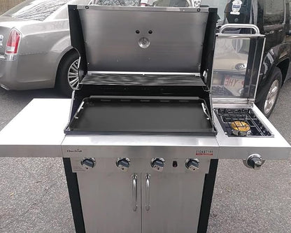 Full-Size Griddle Inserts for Charbroil Commercial Infrared 4 Burner 463242715 463242716 463276016 466242715 466242716 463257520 463255020, Flat Top Griddle Replacement for G533-0009-W1 G533-2200-W1
