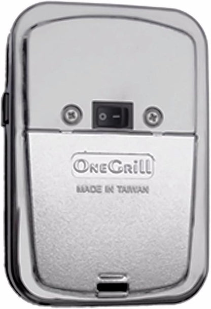 OneGrill Universal Grill Rotisserie Kit - 32” x 5/16” w/Chrome Cordless Motor (Grills Up to 25" Wide) NOT for Weber