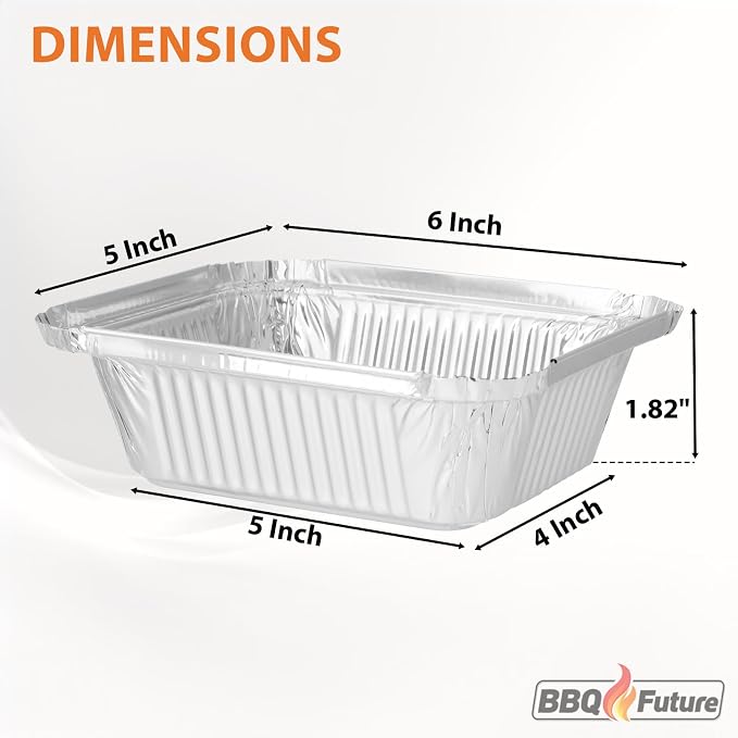 62007 Drip Pans Liners for Napoleon, 20 Pack Grill Grease Tray Parts | Accessories for Napoleon Prestige I/II/V, Prestige PRO, Rogue, Mirage & Ultra Chef, BBQ Disposable Aluminum Foil Replacement