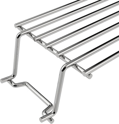 67027 Raised Warming Rack for Weber GS4 Spirit 2 Grill Parts GS4 Spirit II E310 E320 S310 S320 (2017 & Newer), Replacement Parts for Weber Spirit II 3 Burner Grills Accessories, Stainless Steel