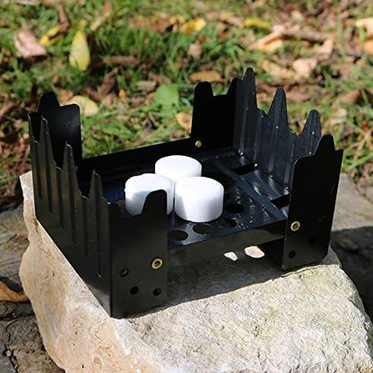 Esbit 1300-Degree Smokeless Solid 14g Fuel Tablets for Backpacking, Camping, and Emergency Prep