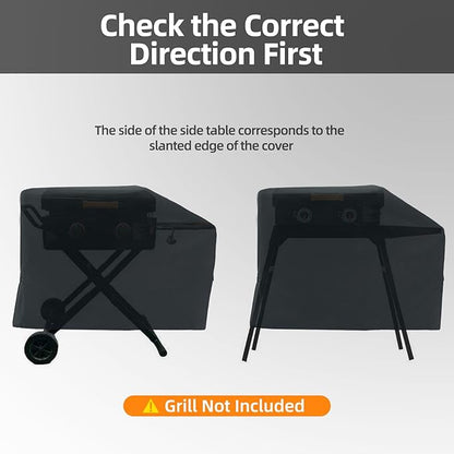 NOELIFE Grill Cover for Blackstone 22 inch Griddle with Hood and Stand, Waterproof Griddle Accessories for Blackstone 17 and 22 inch, Windproof and UV Resistant (Cover only)