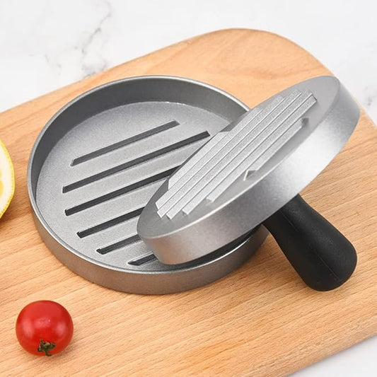 Leden Burger Press Hamburger Press Patty Maker with 100 Patty Papers Aluminum Hamburger Mold Non-Stick, BBQ Grill Accessories Kitchen Tool for Grilling