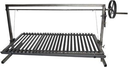 Iron Argentinian Style Santa Maria Grill - V Angle - Size medium (40 x 20 in) 100 x 50 cm (Iron Argentinian Style Santa Maria - V Angle (Only Grill))
