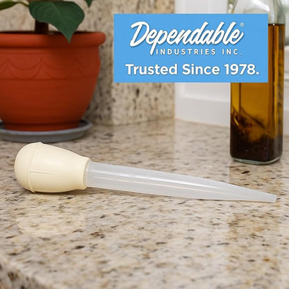 Turkey Baster – Heat-Resistant BPA-Free Food-Grade Basting Tool for Cooking Roasts, Butter, Marinades, and Juices