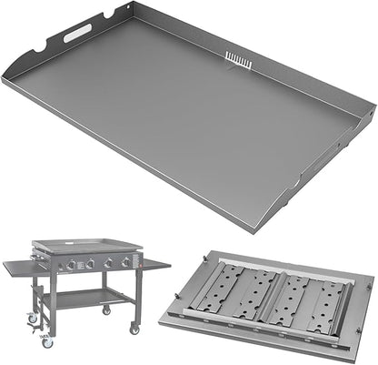 Upgrade Griddle Replacement Top for Blackstone 36 Inch | Flat Top Grill with Rear Grease System, Heavy Duty Steel, Flat Top Griddle Replacement for 1554 1818 1820 1825 2151