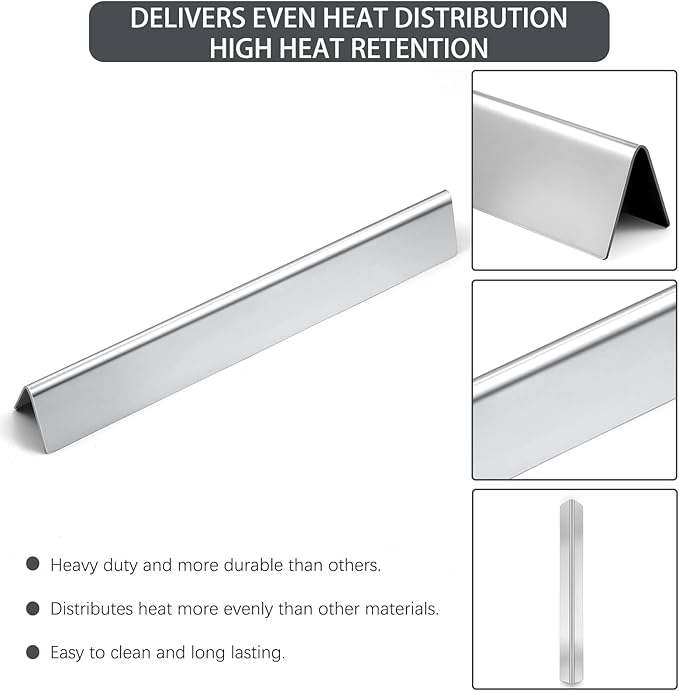 7620 7621 Flavorizer Bars 65505 Heat Deflectors 62752 Grill Burner Replacement Parts for Weber Genesis Grill Parts 300 Series with Front Control E-310 E-320 E-330 S-310 S320 S-330 EP-310 EP-320 EP-330