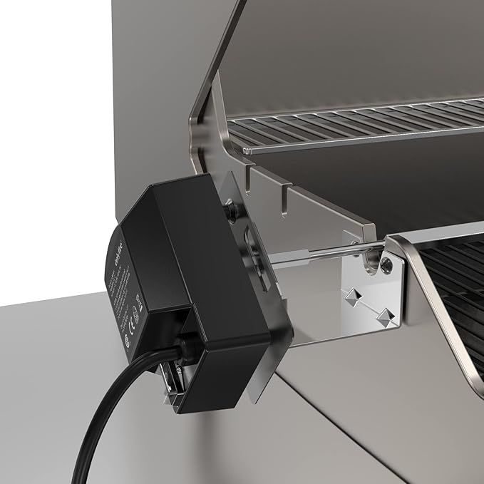 onlyfire 6014 Stainless Steel Rotisserie Kit for Weber 7614 Spirit 200/300 Series Grill, DO NOT FIT Spirit Series Grills Manufactured Since 2025