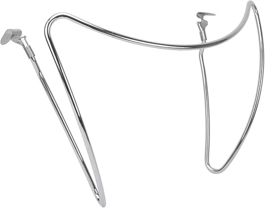 QuliMetal Grill Lid Holder for Weber Charcoal Kettle Grill 22.5 Inch and 18.5 Inch, Kettle Grill Accessories for Weber Kettle, Slide a Side Lid Prop, Charcoal Grill Accessories, Stainless Steel