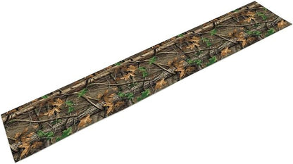 Camo Hunting Table Runners, Rustic Camouflage Camping Fashion Fall Woodland Cabin Wedding Coffee Table Runner, Farmhouse Style Table for Kitchen Dining Table WeddingGraduationParty 13x108in