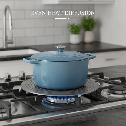 Heat Conduction Plate for Gas Stove, Aluminum Alloy Diffuser for Even Heat Distribution, 10.2 Inch Square Cookware Accessory (1 PC)