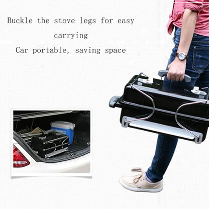 Household Small Convenient Barbecue Outdoor 5 People Charcoal Barbecue Picnic Barbecue Barbecue Shelf BBQ Grill