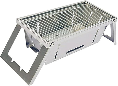 Folding Grill Barbecue Grill with Carrying Bag Outdoor Cooking Portable Charcoal Grill Tabletop Bbq Charcoal Grill for Party Camping Backyard Picnic, 57.5x21.5cm