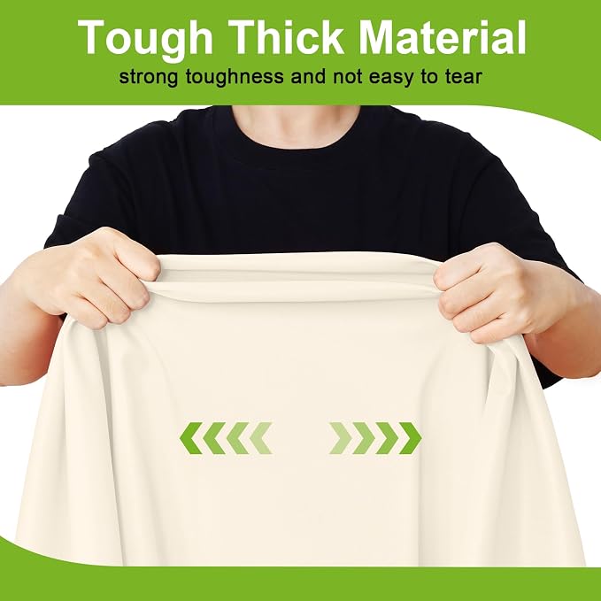 Smiry Round Spandex Tablecloth, Elastic Fitted Washable Tablecloths for 25"-30" Tables, Waterpoof Stretch Picnic Table Cover for Dining, Indoor and Outdoor, Beige