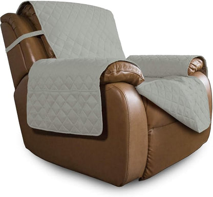 Easy-Going Oversized Recliner Chair Slipcover Reversible Sofa Cover Water Resistant Couch Cover Furniture Protector with Elastic Straps for Pets Dog (Oversized Recliner, Beige/Beige) | Machine Washable Slipcover For Dogs, Water Resistant Furniture Mat ...