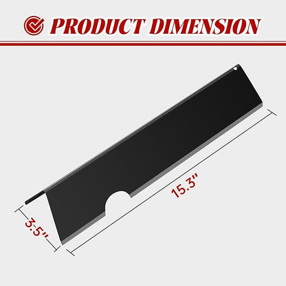 Flavorizer Bars Replacement for Weber Spirit, 7635 Flavor Bars for Weber Spirit I & II 200 with Front Control, Spirit E210, E220, S210, S220 15.3 inch