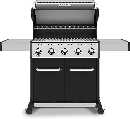 Broil King 876217 Baron 520 Pro, Natural Gas (NG), Stainless Steel, Black